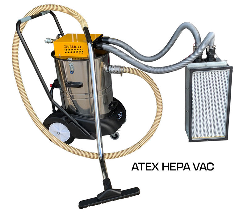 Air vac 180 cfm wet dry Explosion Proof HEPA filter - ATEX certified