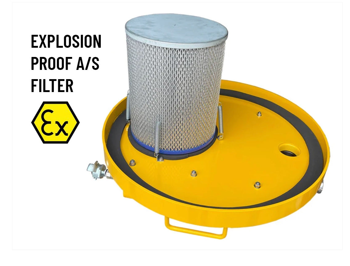 Drum Vacuum filter - anti-static Explosion proof