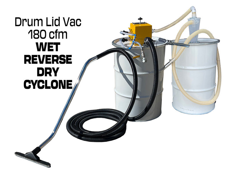 Drum Lid Vacuum 180cfm Wet/Dry RPO & Cyclone