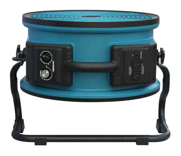 XPOWER 225 Watt Turbo-Pro Axial Air Mover with Sealed Motor