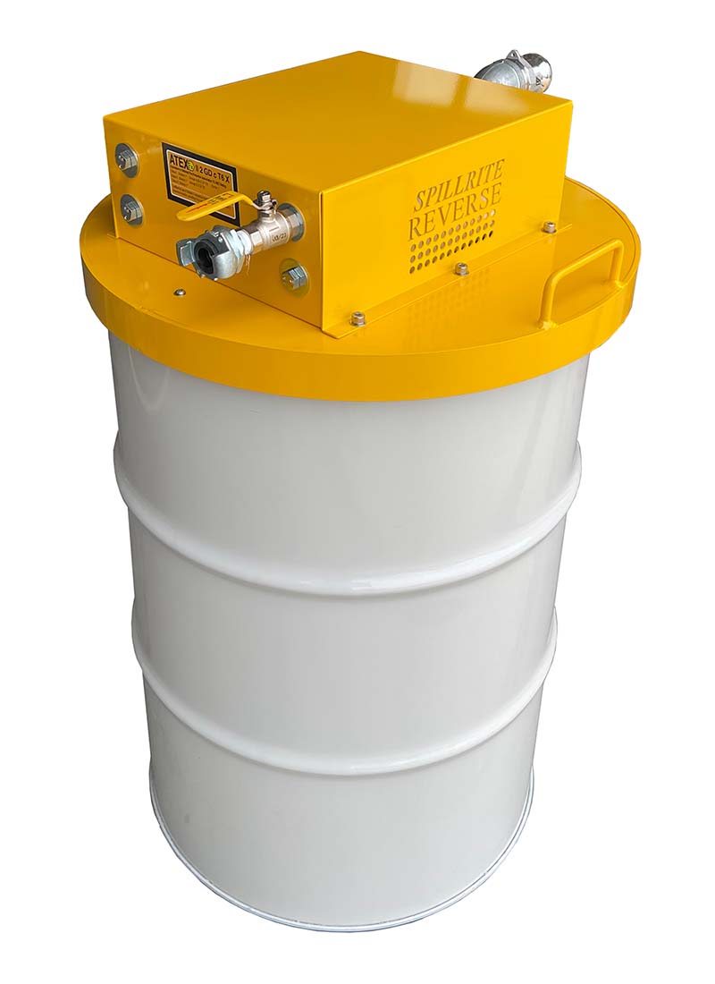 Drum Top Vac - 120 cfm alloy - vacuum only- Explosion proof ATEX