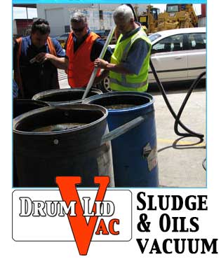 60 Litre Drum Lid Vacuum with drum - 60-120 cfm - Vacuum only