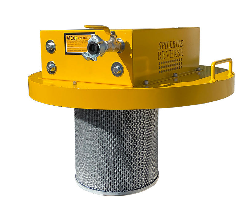 Combustible dust vacuum 100 cfm with cyclone - ATEX certified