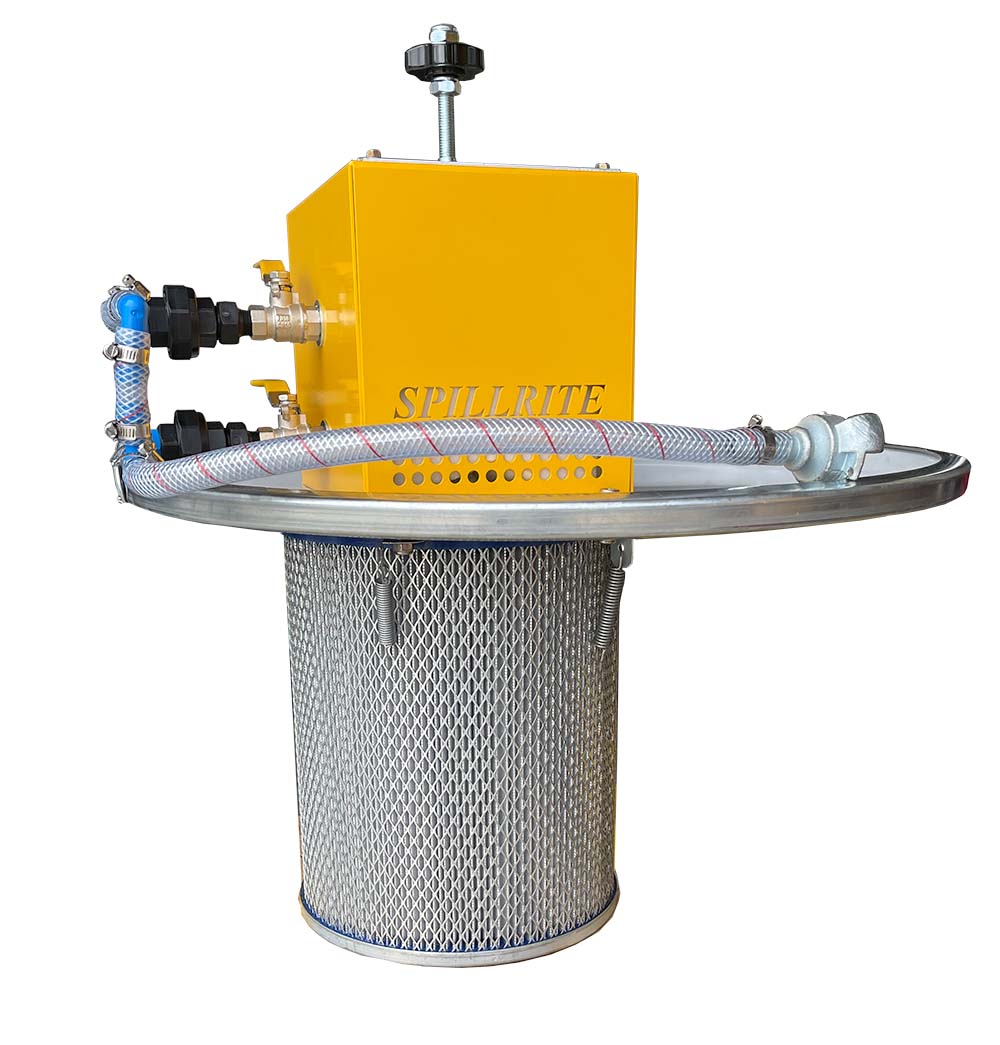 Spill control air vacuum - 60 cfm reverse pump out - wet dry