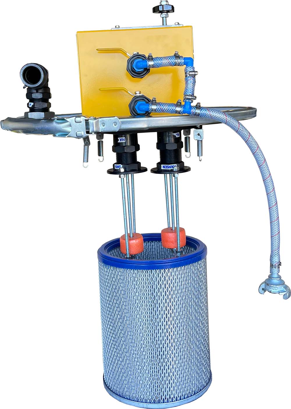 Spill control air vacuum - 60 cfm reverse pump out - wet dry