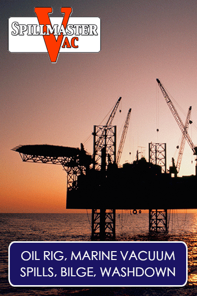 Reverse fluid pump out 60 Litre tank Spillmaster 60 cfm